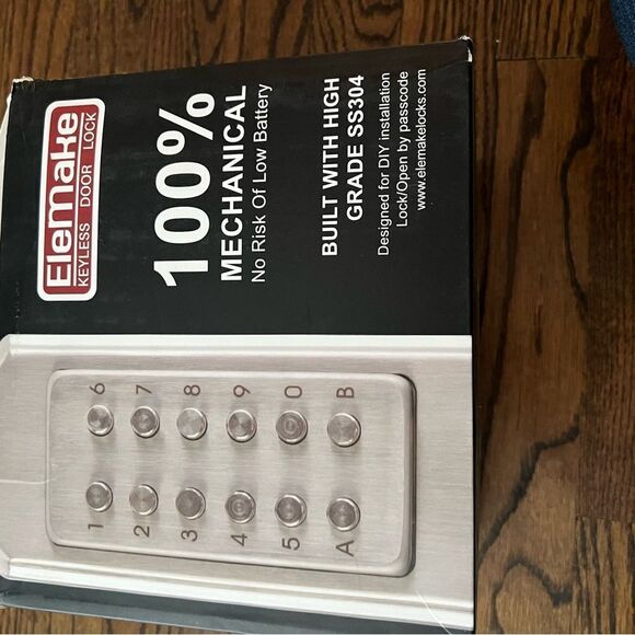New Elemake Keyless Door Mechanical Lock - Picture 5 of 9